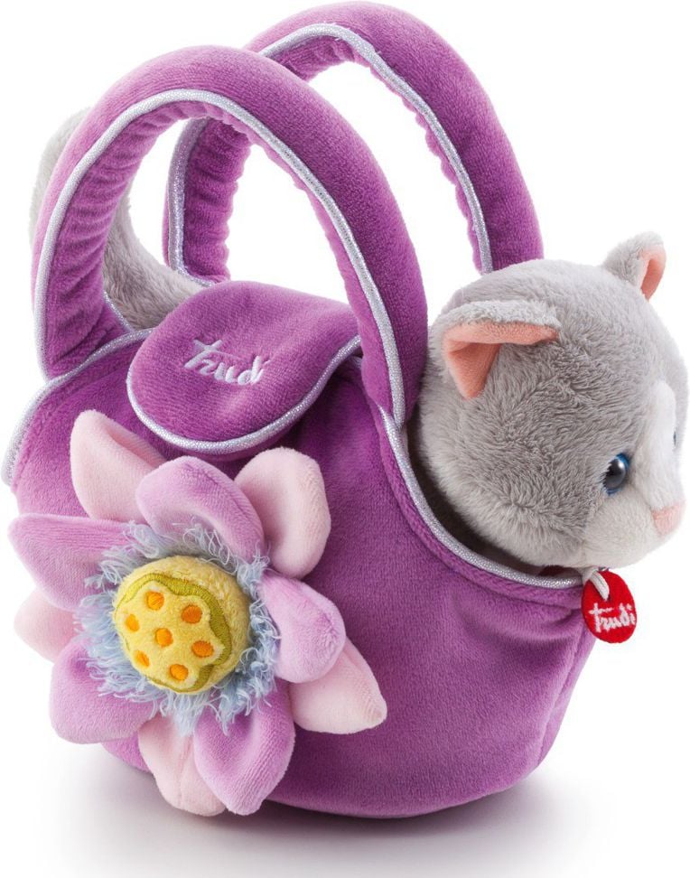 Trudi Kitten într-o pungă cu flori violet (29729)