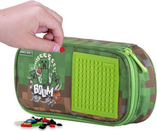 Trusa PIXIE School Pencil Case cu Fermoar, PIXIE CREW, MINECRAFT