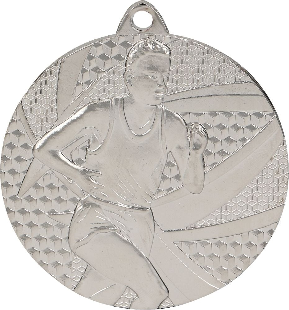 Racing medalie de argint-- o medalie de oțel (MMC6350 / S)