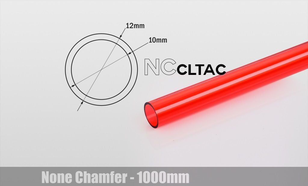Tub BitsPower Crystal Link 12/10 mm, 1000 mm, roșu (BP-NCCLT12ACIRD-L1000)