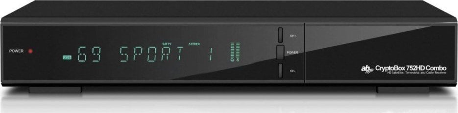 Tuner TV CryptoBox AB 752HD Combo DVB-T2/S2/C