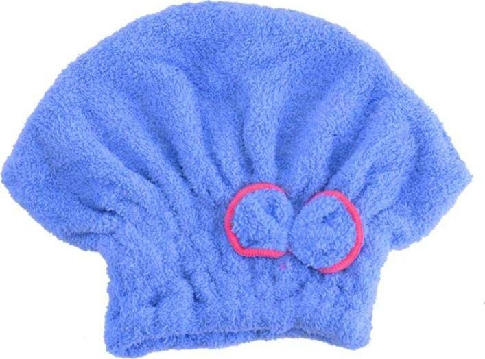 Turban Prosop Superabsorbant din Microfibre pentru Par, Uscare Rapida, culoare albastru