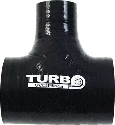 Adaptor TurboWorks T-Piece TurboWorks Black 76-9mm