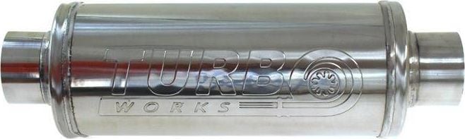 TurboWorks_D Tłumik Środkowy 76mm TurboWorks RS 304SS 450mm