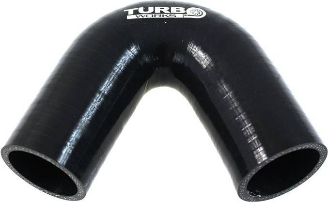 TurboWorks_G Kolanko 135st TurboWorks Black 25mm