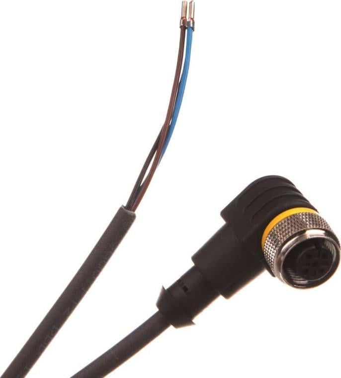 Cablu TURCK cu conector M12 mamă 3 pini unghiulat cu cablu de 2 m WKC4T-2/TXL 6625512