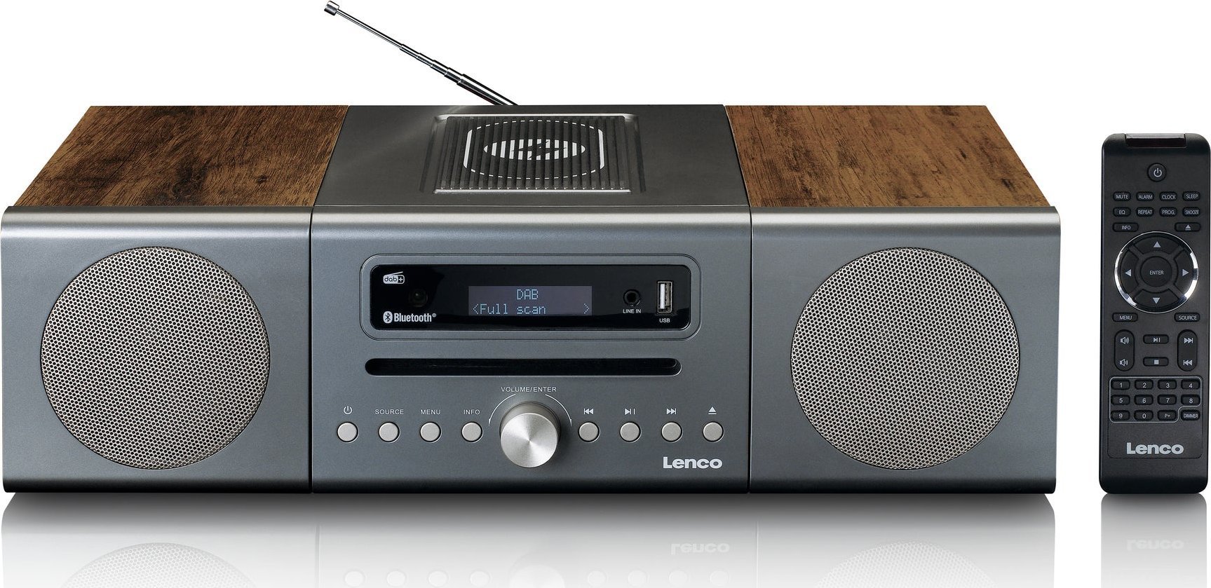 Sisteme audio - Tureleta Lenco Lenco MC-175 argintie
