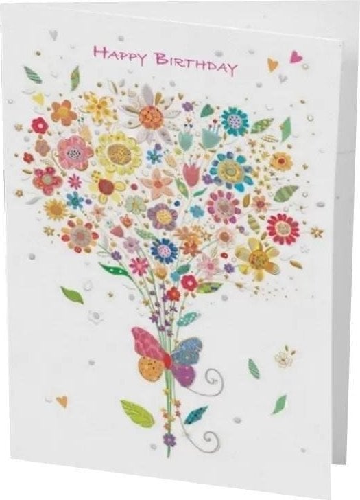 Card Turnowsky B6 + plic Buchet de aniversare și fluture