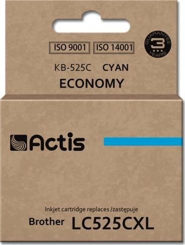 Cerneală Actis Cerneală ACTIS KB-525C (înlocuitor Brother LC525C Standard 15 ml albastru)