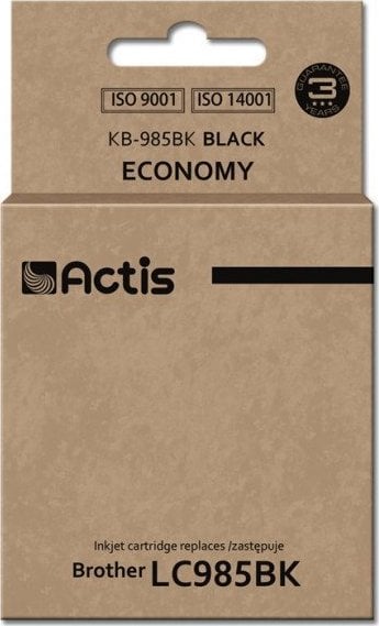 Cerneală Actis Cerneală ACTIS KB-985Bk (înlocuitor Brother LC985BK Standard 28 ml negru)