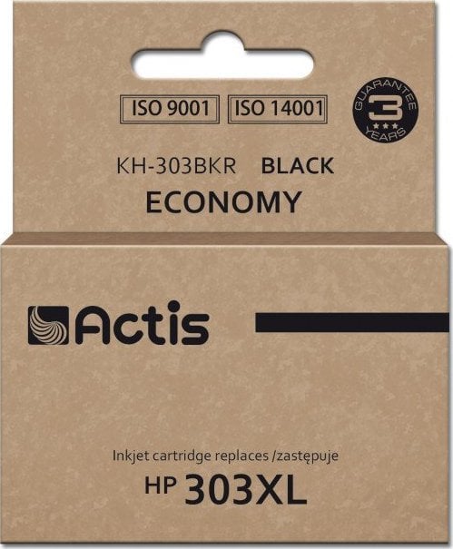 Cerneală Actis Cerneală Actis KH-303BKR (de înlocuire HP 303XL T6N04AE Premium 20ml 600 pagini negru)