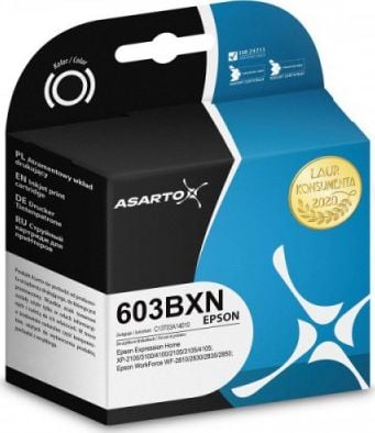 Cerneală Asarto Cerneală Asarto pentru Epson 603BXN | C13T03A14010 | 500 pagini | negru