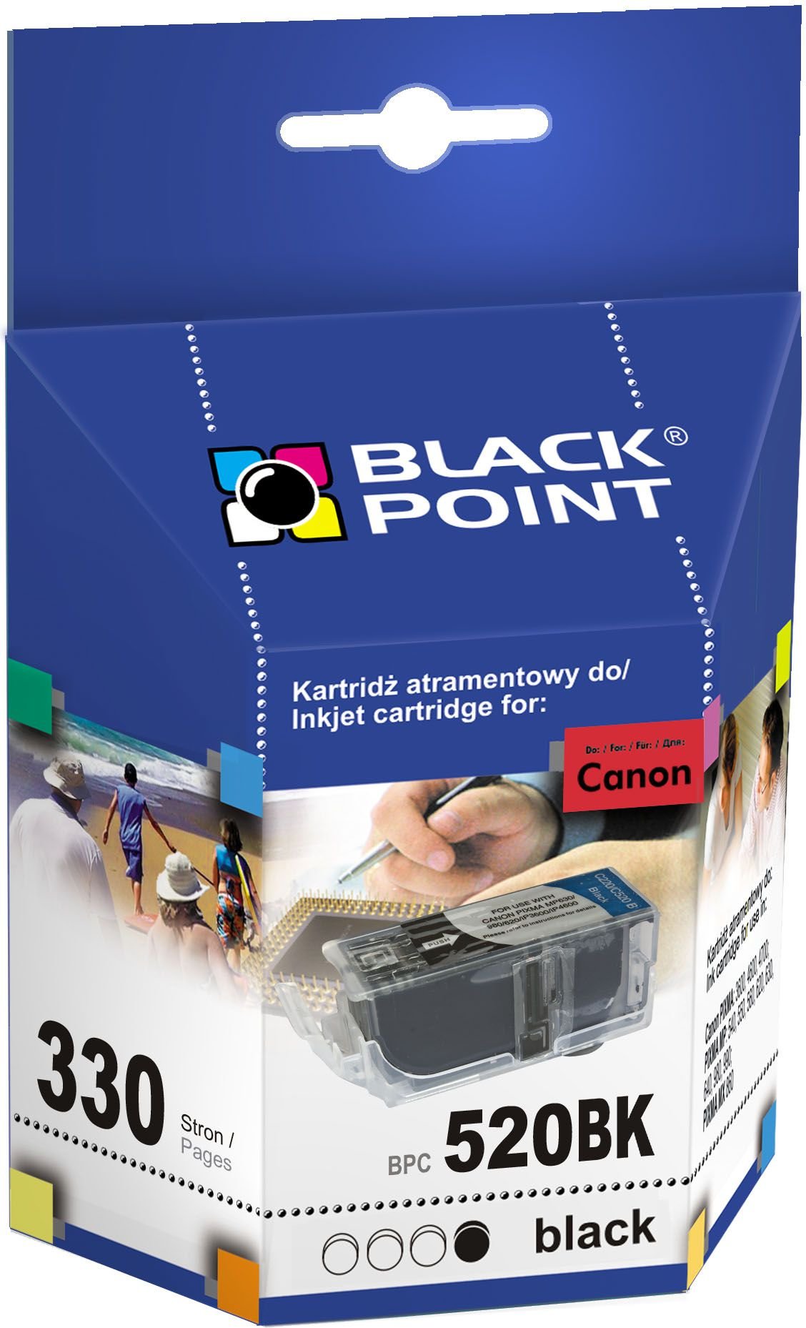 Cerneală Black Point BPC 520 BK (PGI-520BK) Cerneală neagră