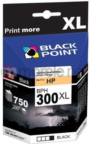 Cerneală Black Point BPH 300 XL / CC641EE Nr. 300 XL (negru)