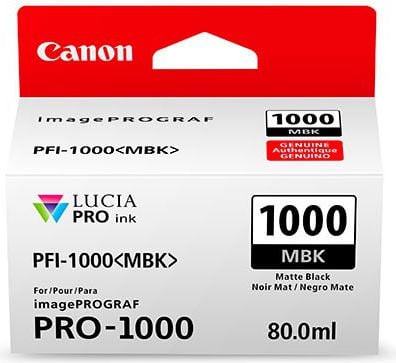 Cartus cerneala Lucia Pro PFI-1000 MattBlack pentru imagePROGRAF PRO-1000