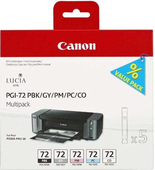 Toner canon PGI72 (PBK / GY / PM / PC / CO)