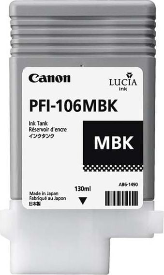 Cartus cerneala PFI-106MBK negru mat Canon 130ml