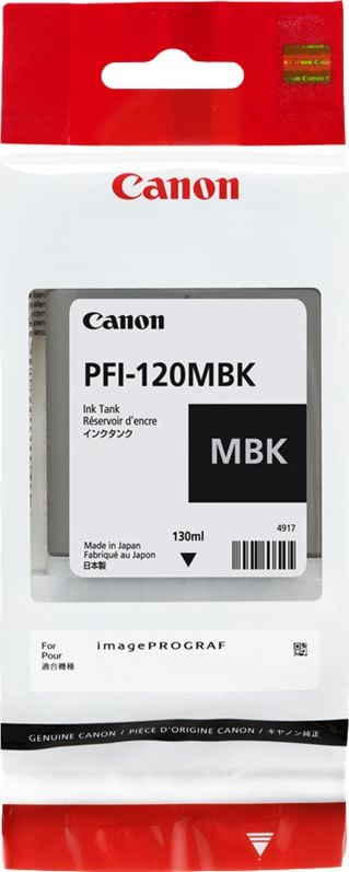 Cartus cerneala PFI-120MB negru mat Canon 130ml