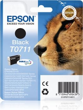 Cerneală neagră Epson DURABrite Ultra, 7,4 ml (C13T07114022)