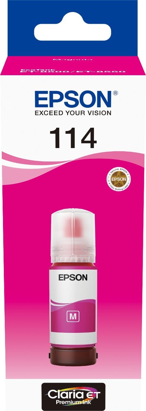 Tusz Epson Epson Magenta Ink 114 EcoTank (C13T07B340)