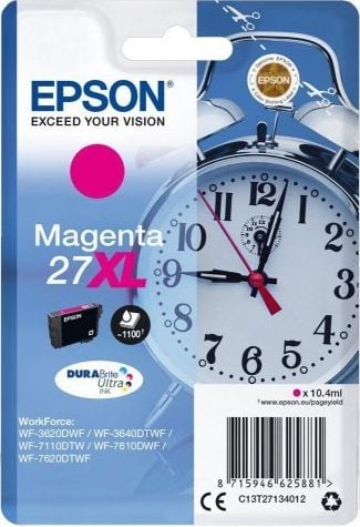 Cerneală Epson Cerneală Epson Wf3620 T2713 Xl Magenta 10,4Ml 27Xl