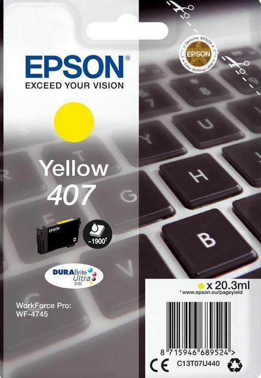 Cerneală Epson Epson Ink Wf-4745 C13T07U440 Galben 1900 pagini 20,3 ml