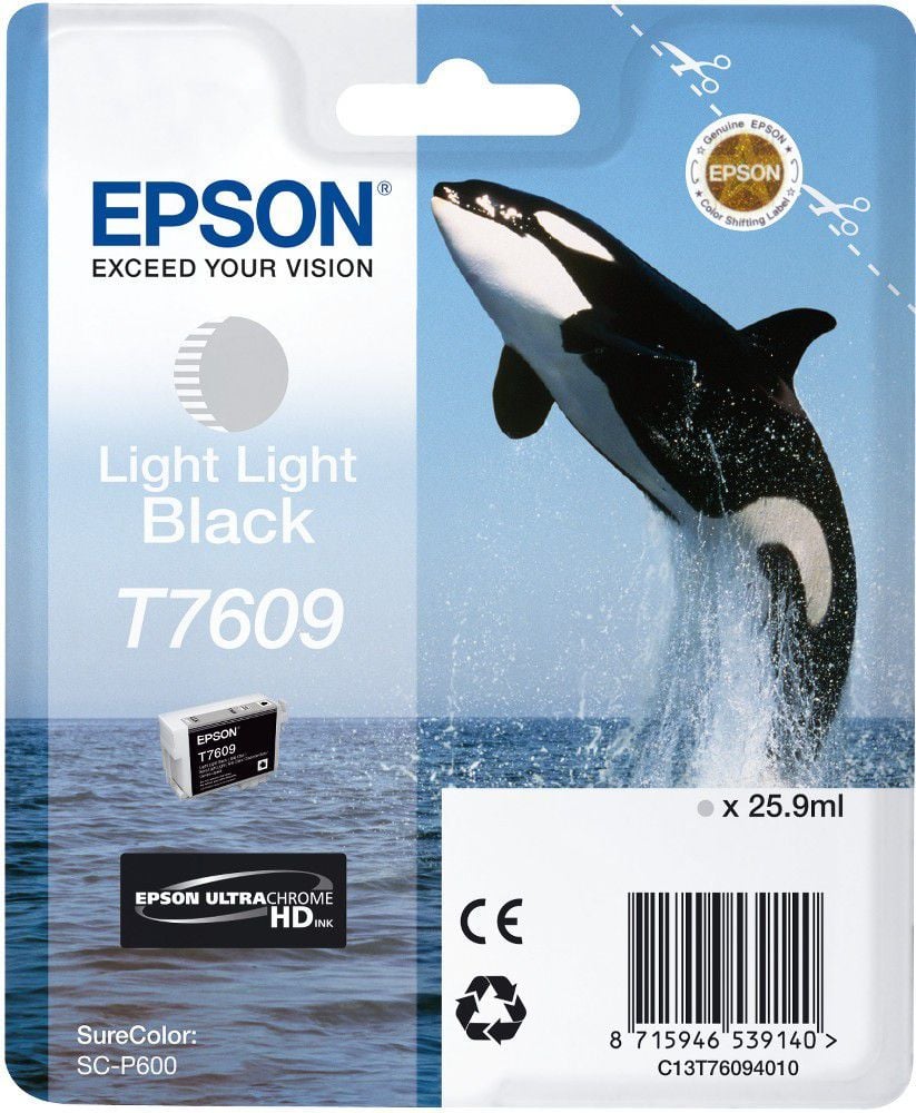 Cartus cerneala Epson T7609 Ultrachrome HD, Light Black