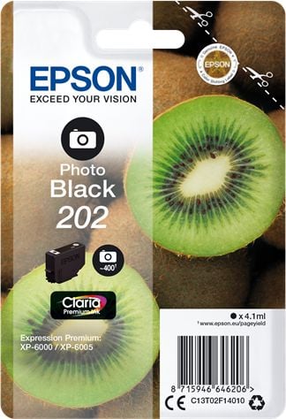 Cartuș de cerneală Epson Ink 202 C13T02F14010 (Photo Black)