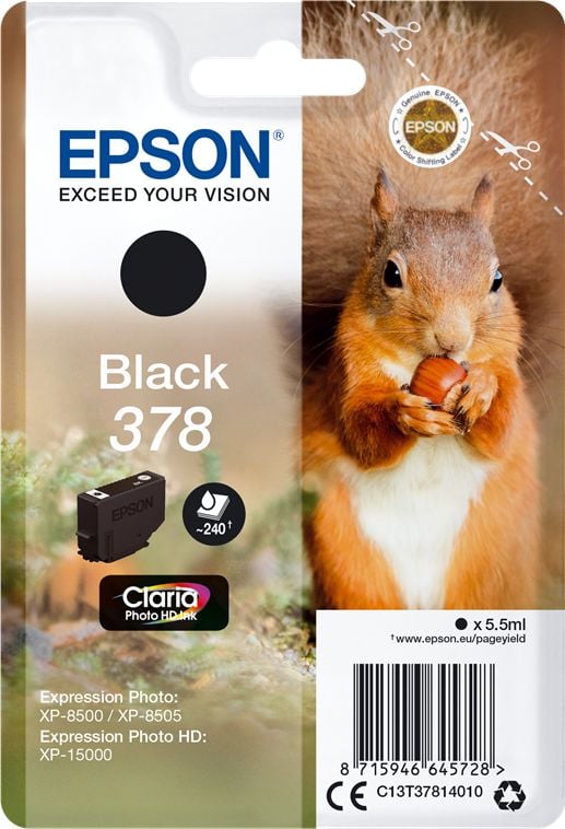 Epson Ink Ink 378 (negru)