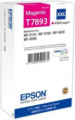 Cartus cerneala Epson T7893 XXL, magenta