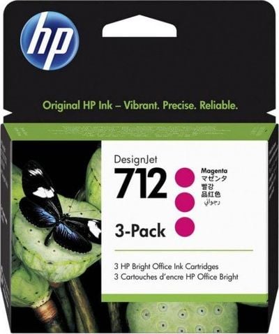 Cerneală HP HP Ink 712 3-Pack 29ml Magenta DJ Cerneală