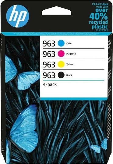 Cerneală/cerneală originală HP 6ZC70AE#301, HP 963, CMYK, blister, pachet de 4 HP Officejet Pro 9010, 9012, 9014, 9015, 9016, 9019 Cumpărături fără înregistrare. Punct de colectare Varșovia (Ochota)