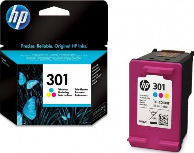 modele HP de cerneală 301 CMY (CH562EE#UUS) Cartușele de cerneală HP 301 CMY (CH562EE#UUS)