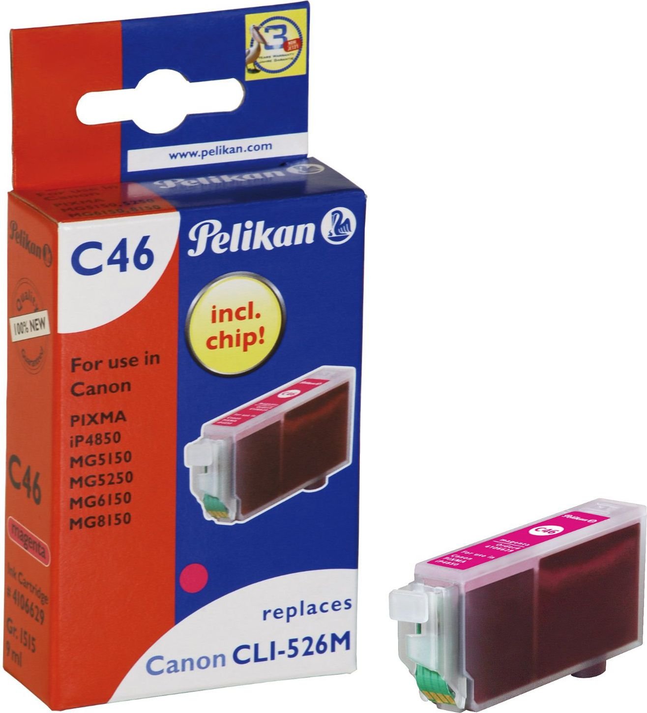 Tusz Pelikan Tusz C46 MG 9ml (4106629)