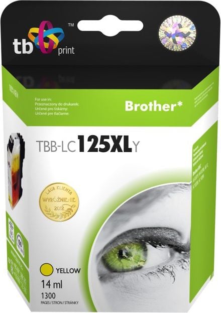 Tusz TB Print TBB-LC125XLY (Brother LC125XL) Żółty