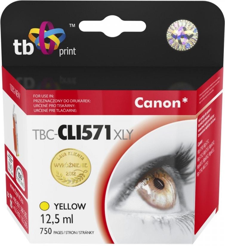 Toner tb print Cartridge Canon CLI-571XL (TBC CLI571XLY-YE)