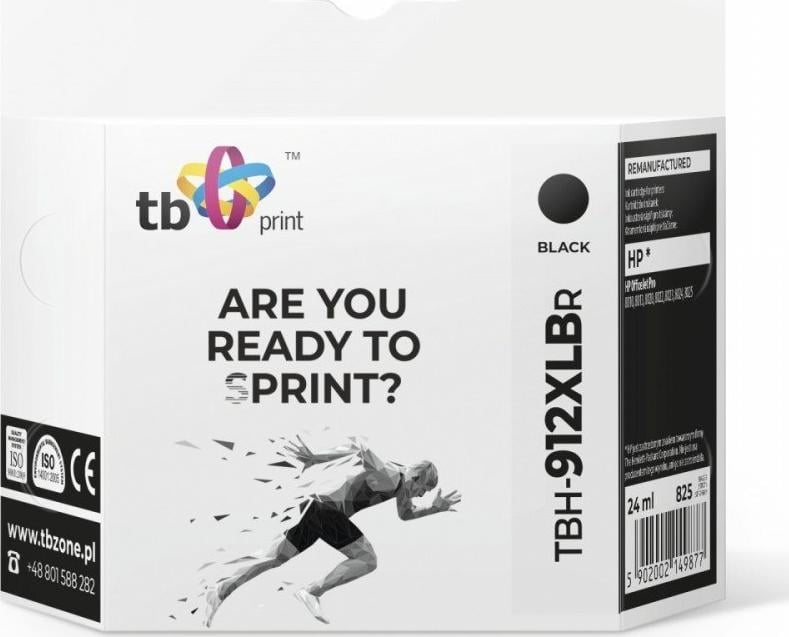 Ink TB Print Cerneală pentru HP OfficeJet Pro 8025 TBH-912XLBR BK ref.