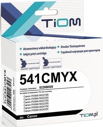 Tiom Ink Tiom Ink pentru Canon 541CMYX | 5226B005 | 15 ml | culoare