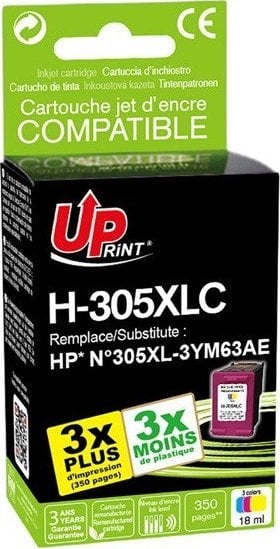 Cerneală/cerneală compatibilă UPprint cu 3YM63AE, HP 305XL, Tricolor, 350s, H-305XLCL, Randament ridicat, HP DeskJet 2300, 2710, 2720, Plus 410