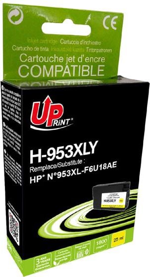 Tusz UPrint kompatybilny tusz z F6U18AE, HP 953XL, yellow (H-953XLY)
