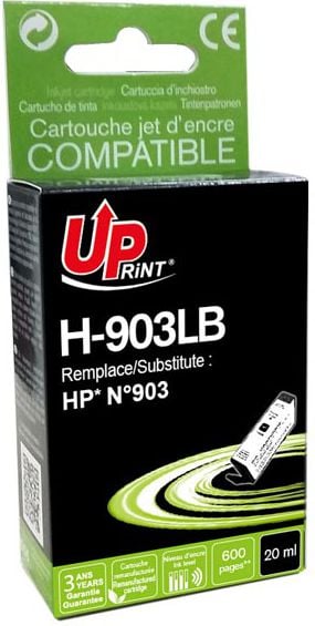 Cerneală de imprimare compatibilă cu T6M15AE, HP 903L, negru (H-903LB)