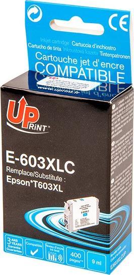 Cerneală UPrint Cerneală/cerneală compatibilă UPrint cu C13T03A24010, 603XL, cyan, 400s, 9ml, E-603XLC, pentru Epson Expression Home XP-2100, 2105, 3100, 31