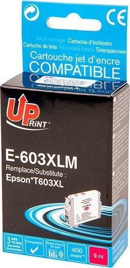 Cerneală UPrint Cerneală/cerneală compatibilă UPrint cu C13T03A34010, 603XL, magenta, 400s, 9ml, E-603XLM, pentru Epson Expression Home XP-2100, 2105, 3100,