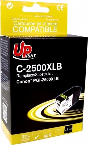 Tusz UPrint UPrint kompatybilny ink / tusz z PGI 2500XL, black, 2500s, 75ml, C-2500XLB, dla Canon MAXIFY iB4050, MB5050, MB5350