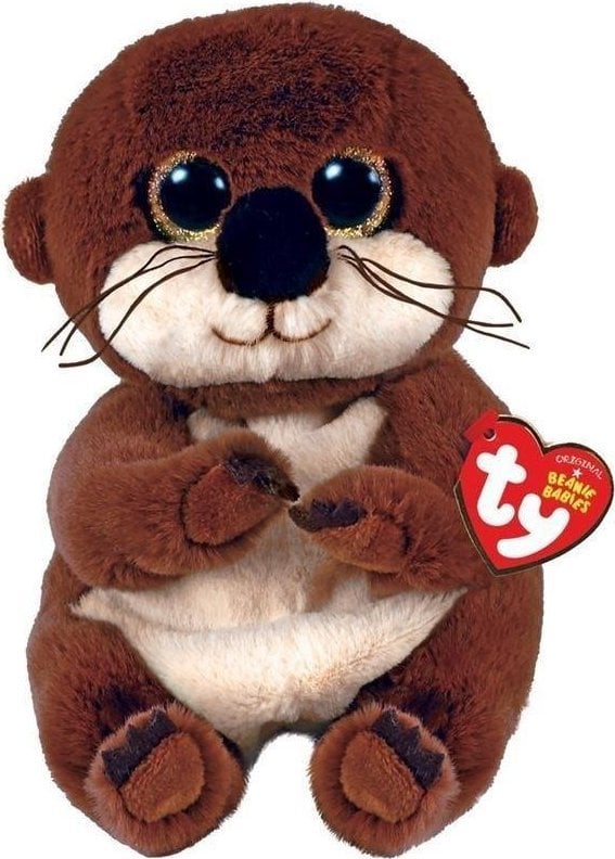 TY Beanie Babies Mitch - vidră 15cm