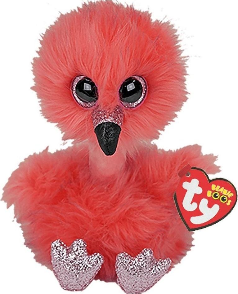 TY Beanie Boos Franny - Flamingo cu gat lung 24cm