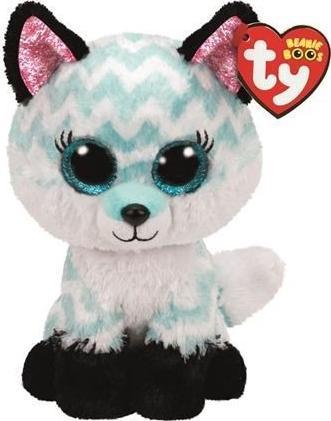 TU INC. TY BEANIE BOOS ATLAS vulpe în zig-zag cu apă 24cm 36491 TY