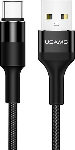 U5 cablu împletit 2A-C USB 1,2 m negru-SJ221 US -SJ221TC01