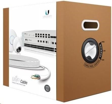 Cablu de instalare Ubiquiti, Cat6, 23 AWG, 305 m (UC-C6-CMR)