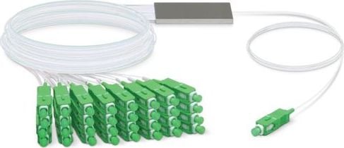 Ubiquiti UBIQUITI UF-SPLITTER-32 UFIBER 1:32 SPLITTER SC/APC G.657A1 900UM 1.5M TUB DE OTEL